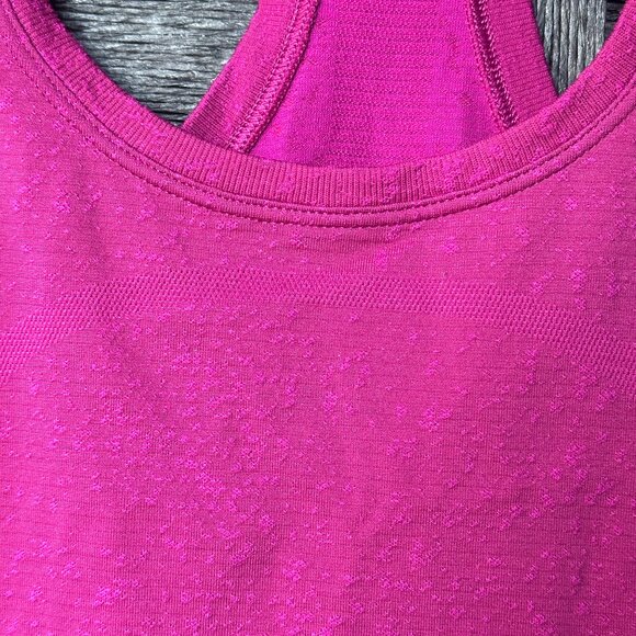 lululemon Swiftly Tank Magenta Sz 6 - Picture 2 of 4